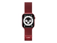 Laut - Sløyfe For Smart Armbåndsur - Rød - For Apple Watch Hermès Series 7, Hermès Series 9, Nike Series 7, Series 10, Series 8, Series 9