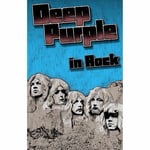 DEEP PURPLE  TEXTILE POSTER -  IN ROCK