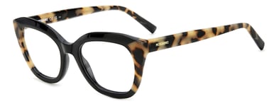 Lunettes de Vue MISSONI MIS 0157 WR7 BLACK HAVANA 51/19/145 Femme