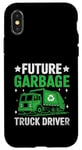 Coque pour iPhone X/XS Future Garbage Truck Driver Déchets Collecteur de déchets Sanitation