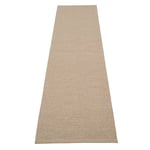 Pappelina, Emm matta 70 x 300 cm Potato/Beige Metallic