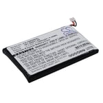 Kompatibelt med Garmin Nuvi 2595LM, 3.7V, 1200 mAh