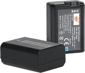 2x NP-FW50 de remplacement Li-ion Batterie pour Sony Alpha NEX-3, NEX-3N, NEX-5, NEX-5R, NEX-5N, NEX-6, NEX-7, NEX-C3, NEX-F3, SLT-A33, SLT-A35, SLT-A37, SLT-A55V