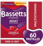 Bassetts Chewable Vitamins Adults Multivitamins, Box of 60 Pastilles  EXP 2026