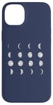 Coque pour iPhone 14 Plus 12 phases de lune astronomie ciel nocturne Meme