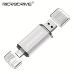 Microdrive 128GB 64GB 32GB 16GB 8GB 4GB USB Type C Hög hastighet USB Flash Drive OTG Pen Drive Type-C