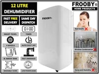 FROOBY 12L Dehumidifier Mould Moisture Condensation Extraction Quiet Timer 40-1