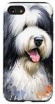 iPhone SE (2020) / 7 / 8 Old English Sheepdog Dog Watercolor Artwork Case