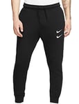 Nike M NSW Swoosh Pant FT Pantalon de Sport Homme Black/(White) FR: L (Taille Fabricant: L)