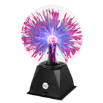 Electric Magic Plasma Static Ball Lava Lamp Globe Night Light Touch Sensitive 8"