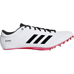 adidas Adizero Prime SP Running Spikes White Mens Sprint Athletics Track Shoes