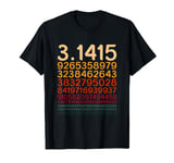 Math Pi Numbers Mathematics Circle Number Pi Symbol T-Shirt