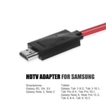 DTV MHL Micro USB to HDMI 1080P HD TV Cable Adapter for Samsung Galaxy S4, S3