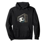 Soccer Ball Goal Graphic Pullover Hoodie