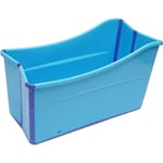 Baignoire pliante adulte enfant mobile baignoire portable baignoire spa sauna bébé piscine grande chambre 100 cm bleu