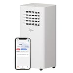 SUNTEC Climatiseur Mobile CoolFixx 2.6 Eco R290 - Climatiseur Portable, Déshumidificateur, Ventilateur, Minuterie programmable, Télécommande, 9000 BTU/h, 2.6 KW