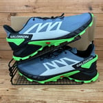 Salomon Shoes Men Size UK 11.5 SuperCross 4 Grey Stone Trail Hiking Trainers NEW