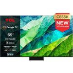 TCL 65C855K 65 Inch C855K 4K UHD HDR QLED Mini LED Smart Google TV 2024