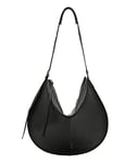 Liebeskind Naomi Natural Sheep-Hobo Sac à Dos, Femme, Noir, Large (HxBxT 41.3cm x 51.7cm x 0.5cm)