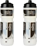 Science in Sport SIS Clear Sports Water Bottle, Wide Mouth Drink Bottle, Black 2