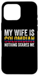 iPhone 16 Pro Max Proud Husband of Colombian Wife Humor and Pride Vintage Case