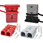 4 PièCes SéRies 2-4 AWG175A Connecteur D'Alimentation de Batterie 12-36V Câble Kit DéConnexion pour Anderson Treuil Remorque