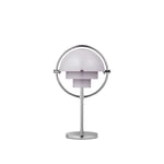 Gubi - Multi-Lite Portable Lamp, EU, Chrome, Pale Lilac - Bærbare lamper - Louis Weisdorf - Lilla