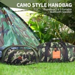 For JBL Boombox 2/ 3 Bluetooth Speaker Camouflage Tote Bag Protective Carry Bag