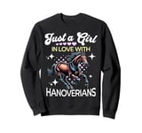 Horse Hanoverian Girl Loves Hanoverian Sweatshirt