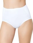 Triumph Womens 10184401 Becca Extra High Cotton Waist Control Brief - White - Size 20 UK