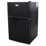 Challenger Fridge/Freezer with Interchangeable Doors 85L 12V/24V Black