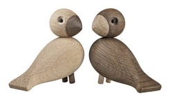 Lovebirds 2-Pack - Ljus/Mörk Ek