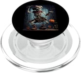 Troll Scarecrow in a Haunted House Halloween PopSockets PopGrip for MagSafe