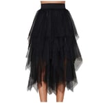 Woman Dress Special Ocassion,Women Spring Summer Elastic High Waist Long Mesh Skirt Womens Gauze Skirt Black,Woman Dress For Valentine Easter