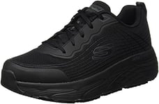 Skechers Homme Max Cushioning Elite SR Rytas Basket, Textile synthétique Noir, 42.5 EU