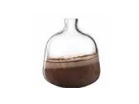 LEONARDO 041670, Flaske-formet Vase, Glass, Brun, Gjennomsiktig, Blank, Bord, Innendørs