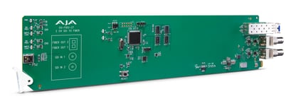 AJA OG-FIDO-2T:  openGear 2 ch SDI to Fiber Converter