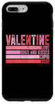 Coque pour iPhone 7 Plus/8 Plus Valentine Love Kisses Hugs Cupidon Inspiration Mots drôles