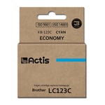 Cartridge KB-123C replacement Brother LC123C/LC121C Standard 10 ml - Compatible - Ink Cartridge - Actis