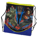 BATMAN VS SUPERMAN Sac À Dos Coulissant En Cordura Lourd 40x36 Cm Par Panini