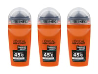 L'Oréal Paris Men Expert Roll-On Deo 3-pk Thermic Resist Deodorant For