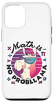 Coque pour iPhone 12/12 Pro Math is No ProbLlama Jeu de mots amusant en forme de lama