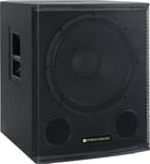 Subwoofer Actif 300W Caisson de Basses Haut-Parleur 18'' Bassreflex HiFi DJ PA