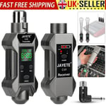 JAYETE Plug-on UHF Microphone Wireless System XLR Transmitter & Receiver UK O2B6