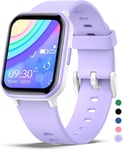 Mgaolo Kids Smart Watch for Boys Girls,Kids Fitness Tracker Smartwatch Purple 