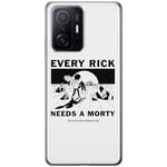 ERT GROUP Coque de téléphone Portable pour Xiaomi 11T 5G / 11T Pro 5G Original et sous Licence Officielle Rick and Morty Motif Rick & Morty 045, Coque en TPU