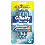 Gillette Sensor 3 Cool Disposable Razors For A Sense Of Coolness At Every Shave