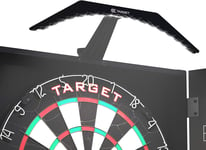 Arc Dartboard Cabinet Lighting System, Black, White LED, Target Darts, Easy Inst