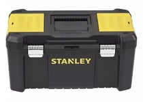 Stanley STA175521 50cm/19" Toolbox With Metal Latches Tote Tray & Lid Organiser