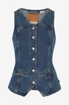 Levi's - Väst Longline Denim Vest Enchantmen - Blå